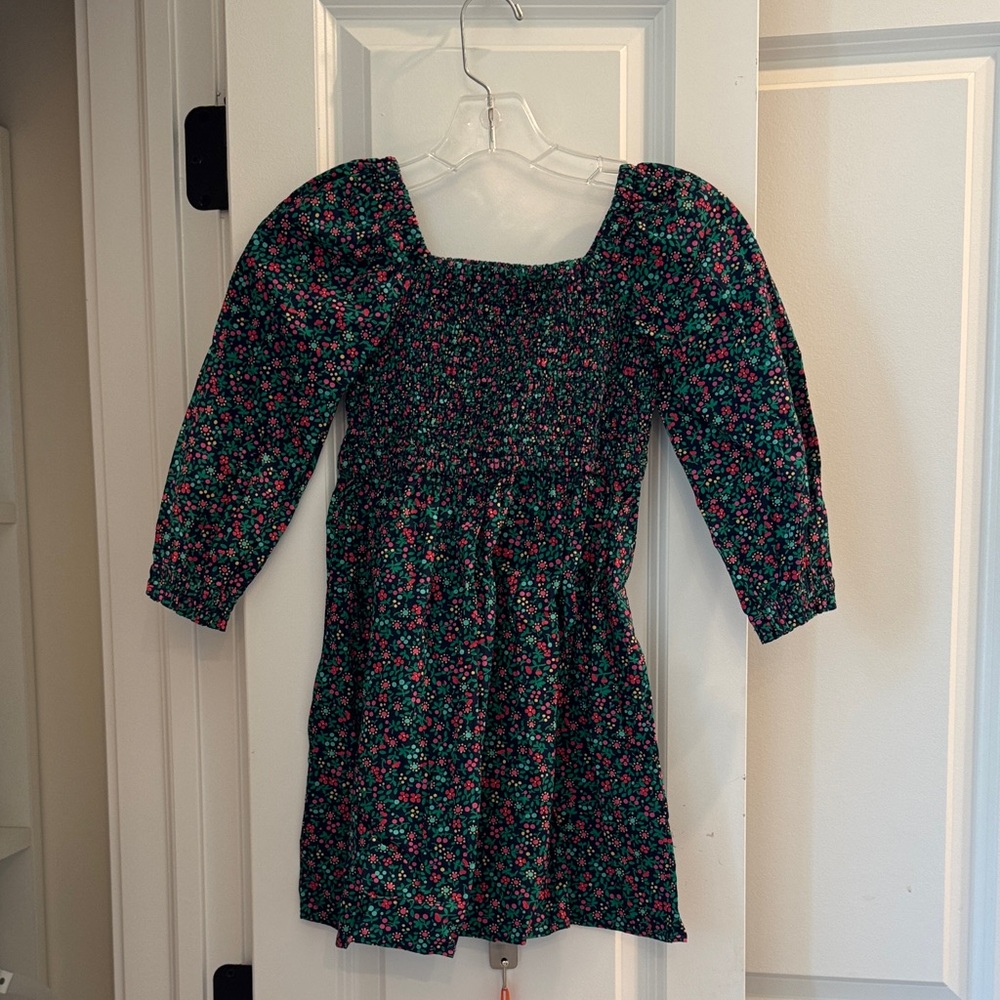 Crewcuts Green Floral Kids Dress Never Worn